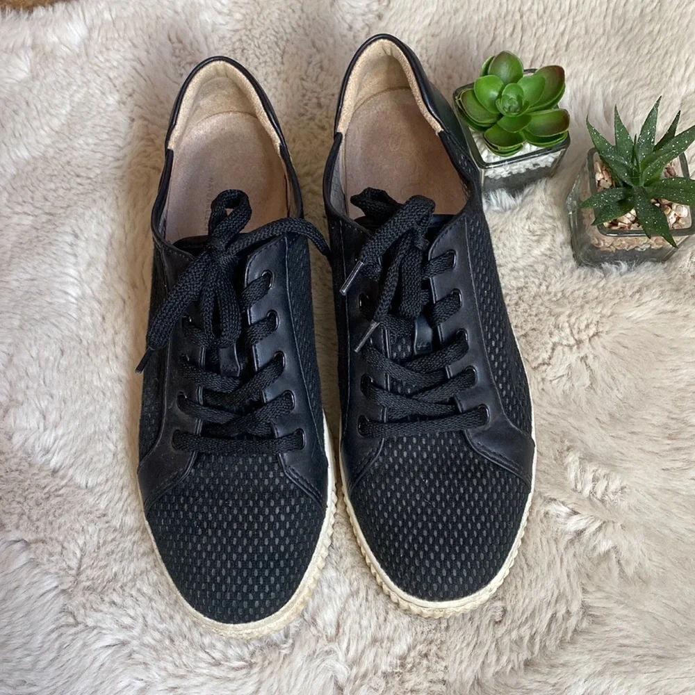 Soul Naturalizer Black Platform Mesh Sneakers Size 9W